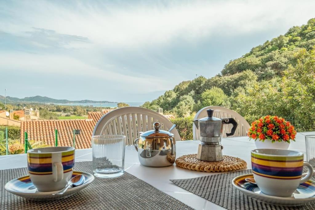 Sea View- 5 Minutes From The Beach Garden, Wi-Fi, Bbq Costa Rei Exterior foto