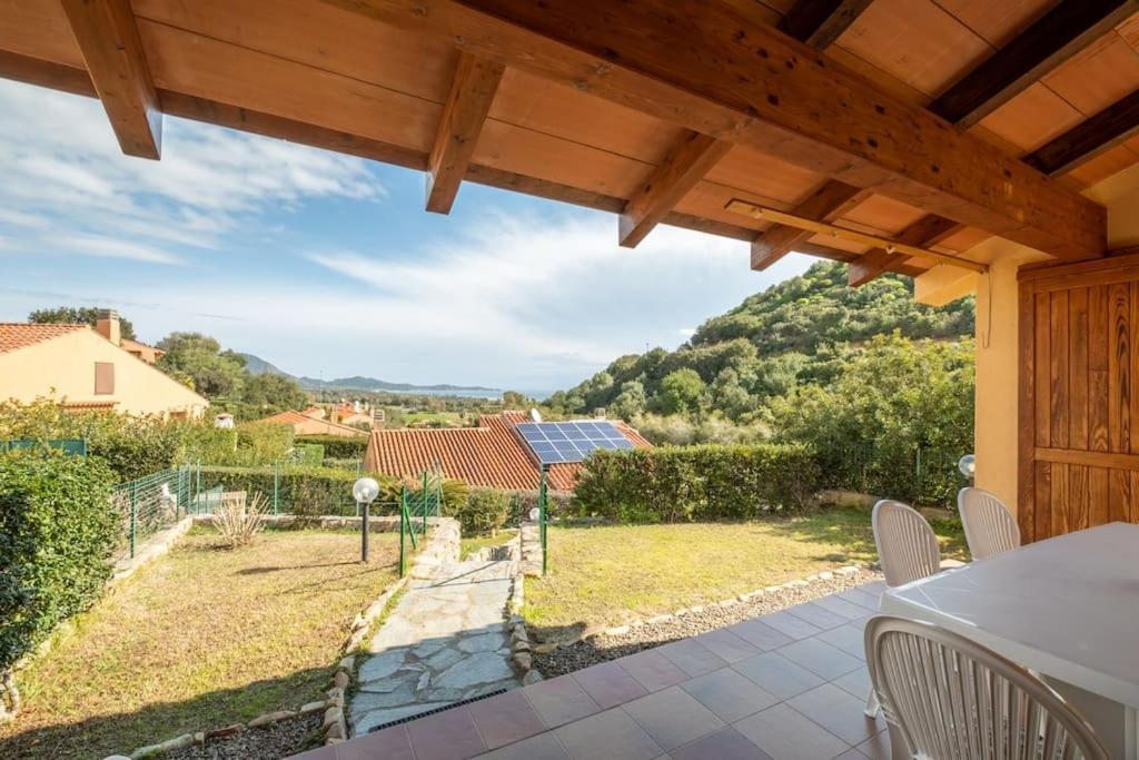 Sea View- 5 Minutes From The Beach Garden, Wi-Fi, Bbq Costa Rei Exterior foto